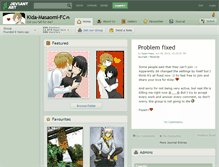 Tablet Screenshot of kida-masaomi-fc.deviantart.com