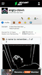 Mobile Screenshot of angry-clown.deviantart.com
