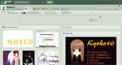 Desktop Screenshot of kyoko10.deviantart.com