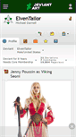 Mobile Screenshot of elventailor.deviantart.com