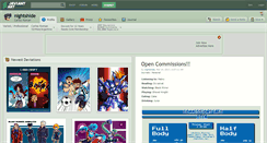 Desktop Screenshot of nightshide.deviantart.com