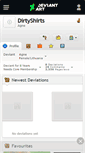 Mobile Screenshot of dirtyshirts.deviantart.com