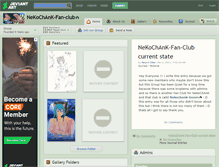 Tablet Screenshot of nekochank-fan-club.deviantart.com