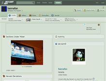 Tablet Screenshot of bannafan.deviantart.com