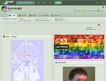 Tablet Screenshot of fenrirsknight.deviantart.com