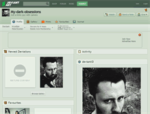 Tablet Screenshot of my-dark-obsessions.deviantart.com