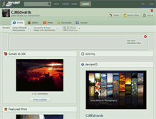 Tablet Screenshot of cjbedwards.deviantart.com