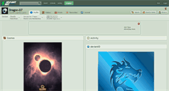 Desktop Screenshot of dragon-07.deviantart.com