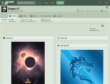 Tablet Screenshot of dragon-07.deviantart.com