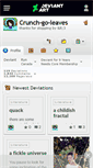 Mobile Screenshot of crunch-go-leaves.deviantart.com