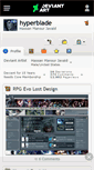 Mobile Screenshot of hyperblade.deviantart.com