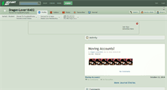Desktop Screenshot of dragon-lover18402.deviantart.com