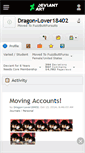 Mobile Screenshot of dragon-lover18402.deviantart.com