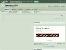 Tablet Screenshot of dragon-lover18402.deviantart.com