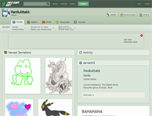 Tablet Screenshot of panikattakk.deviantart.com