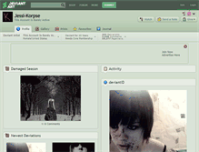 Tablet Screenshot of jessi-korpse.deviantart.com