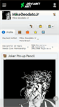 Mobile Screenshot of mikedeodatojr.deviantart.com