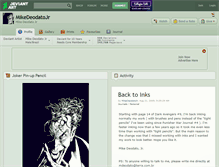Tablet Screenshot of mikedeodatojr.deviantart.com
