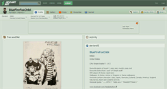 Desktop Screenshot of bluefirefoxchibi.deviantart.com