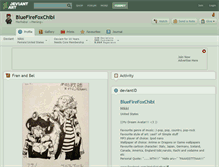 Tablet Screenshot of bluefirefoxchibi.deviantart.com