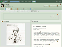 Tablet Screenshot of megosa.deviantart.com