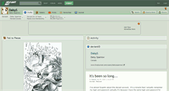 Desktop Screenshot of daisys.deviantart.com