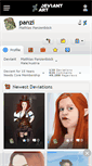 Mobile Screenshot of panzi.deviantart.com