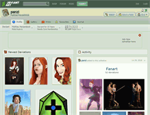 Tablet Screenshot of panzi.deviantart.com