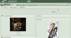 Desktop Screenshot of nighthorses.deviantart.com