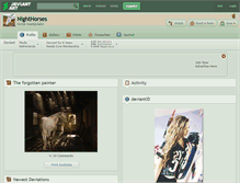 Tablet Screenshot of nighthorses.deviantart.com