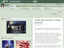 Tablet Screenshot of detkef.deviantart.com