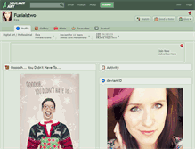 Tablet Screenshot of funialstwo.deviantart.com