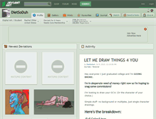 Tablet Screenshot of dietsoduh.deviantart.com
