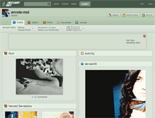 Tablet Screenshot of envole-moi.deviantart.com