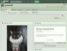 Tablet Screenshot of lisarama89.deviantart.com