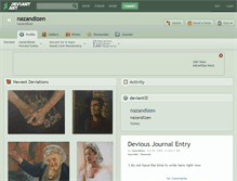 Tablet Screenshot of nazandizen.deviantart.com