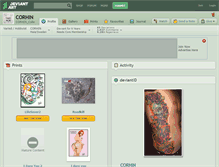 Tablet Screenshot of corhin.deviantart.com