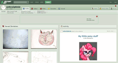 Desktop Screenshot of anthrooptimist.deviantart.com