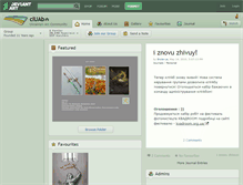 Tablet Screenshot of cluab.deviantart.com