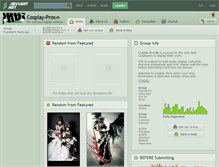 Tablet Screenshot of cosplay-pros.deviantart.com