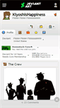 Mobile Screenshot of kiyoshishappiness.deviantart.com