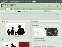 Tablet Screenshot of kiyoshishappiness.deviantart.com