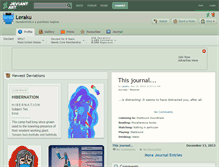 Tablet Screenshot of leraku.deviantart.com
