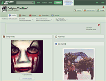 Tablet Screenshot of dollyandthethief.deviantart.com