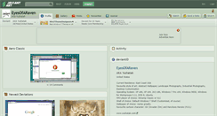Desktop Screenshot of eyesofaraven.deviantart.com