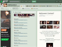 Tablet Screenshot of clairelovers.deviantart.com