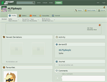 Tablet Screenshot of mlpspikeplz.deviantart.com
