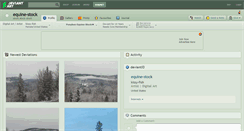 Desktop Screenshot of equine-stock.deviantart.com