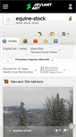 Mobile Screenshot of equine-stock.deviantart.com