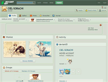 Tablet Screenshot of ciel-sorachi.deviantart.com